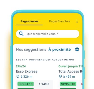 PagesBlanches : le service de recherche de。